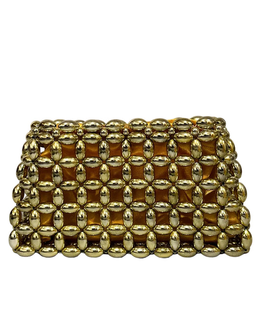 Gold Liquor Clutch