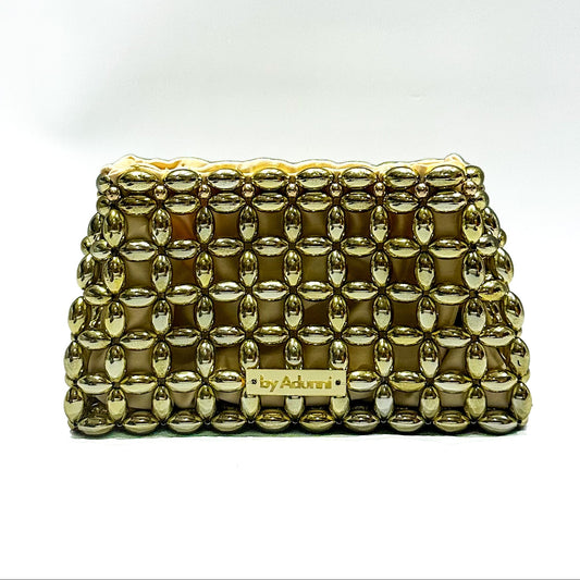 Gold Liquor Clutch
